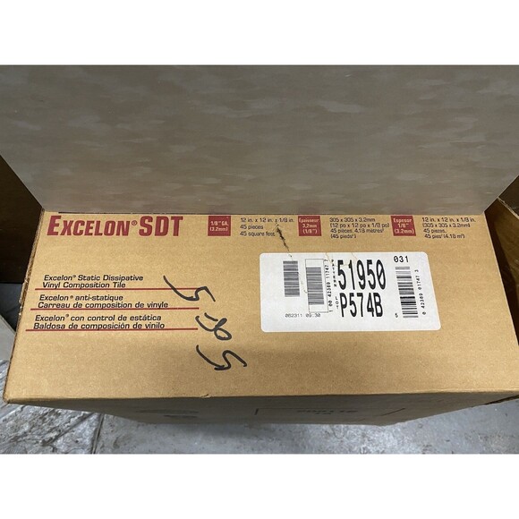 TILES IMPERIAL° TEXTURE Standard Excelon® 51950 P574B 12 in. x 12 in. x 1/8 in. - Picture 2 of 3
